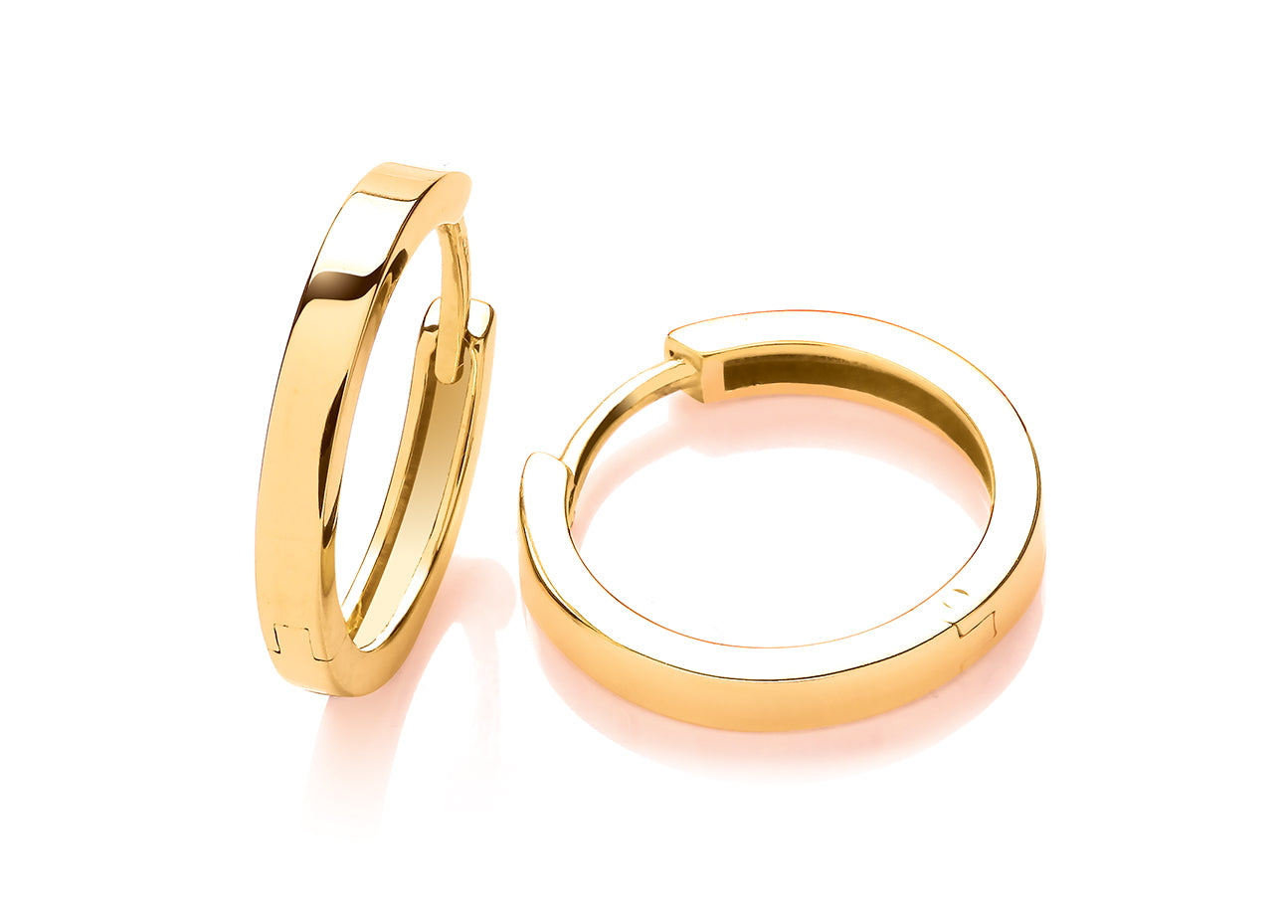 Yellow Gold Huggie Earrings